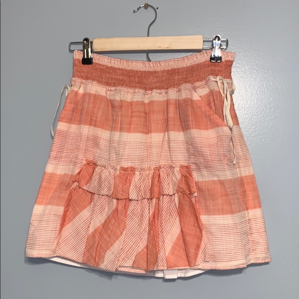 Banana Republic Orange Pink Casual Mini Skirt